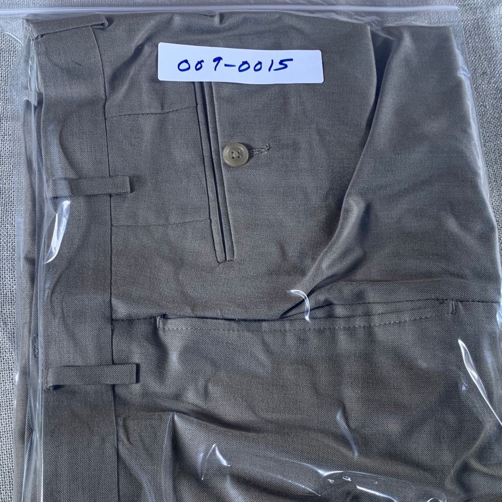 Lauren Ralph Lauren Mens Dress Pant 36x32 Tan Khaki Flat Front Straight Trousers - Picture 8 of 8
